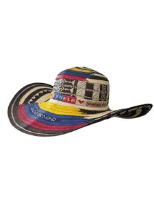 Colombian Vueltiao Hat- 21 Turns Tricolor