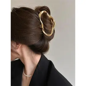 Fashion Geometric Metal Hair Claw Clips for Women Vintage Hair Clamps Crab Headband Hairpin Girls Hair Accessories Headwear