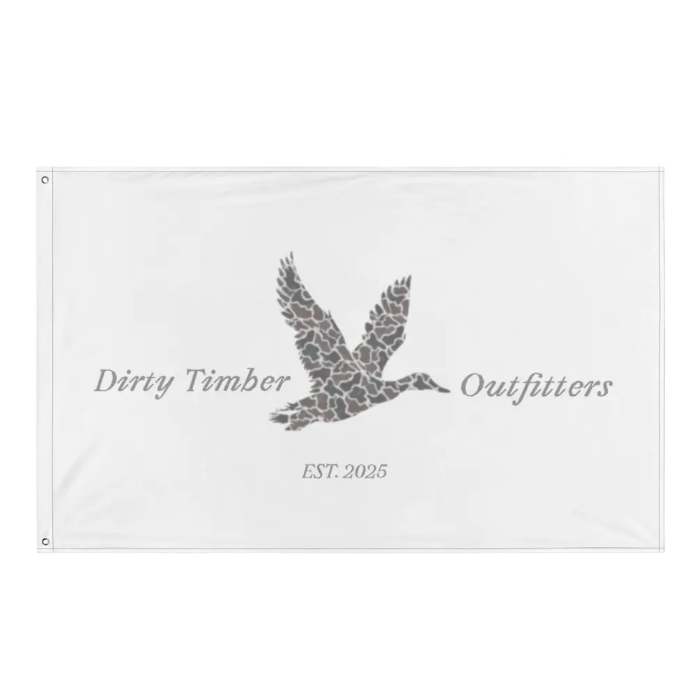 Dirty Timber Outfitters, Duck Hunting Flag, Room Flag