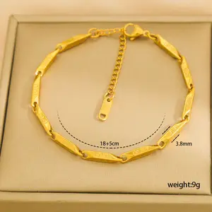 304 Stainless Steel Pvd Coated Stone-Free Bracelets