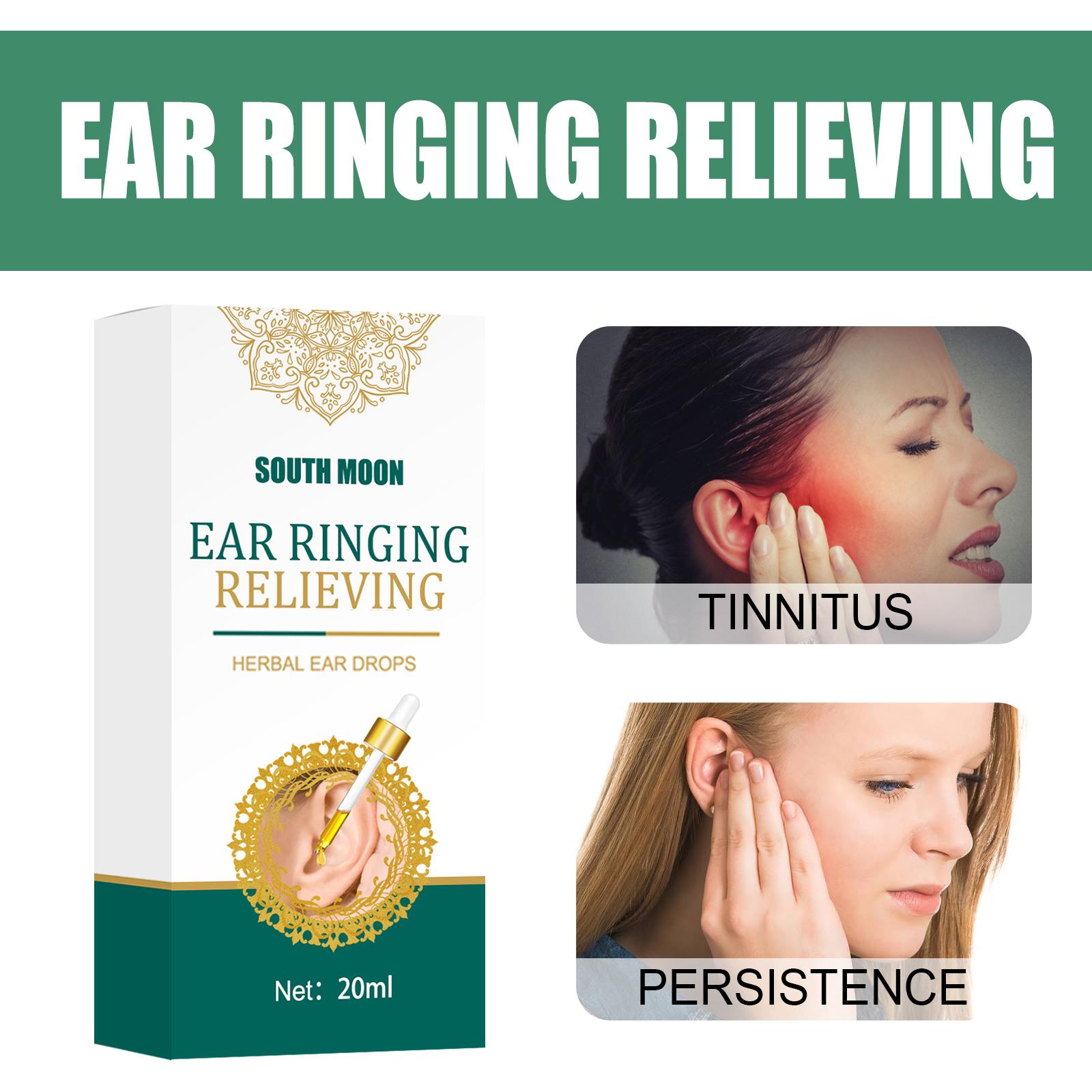 Tinnitus Ear Drops - Relieves Tinnitus and Ear Itching.Ear Care External Ear Drops for the Inner Ear.fallout.Tinnitus, ear congestion, sleep quality, noise, otitis externa, otitis media
