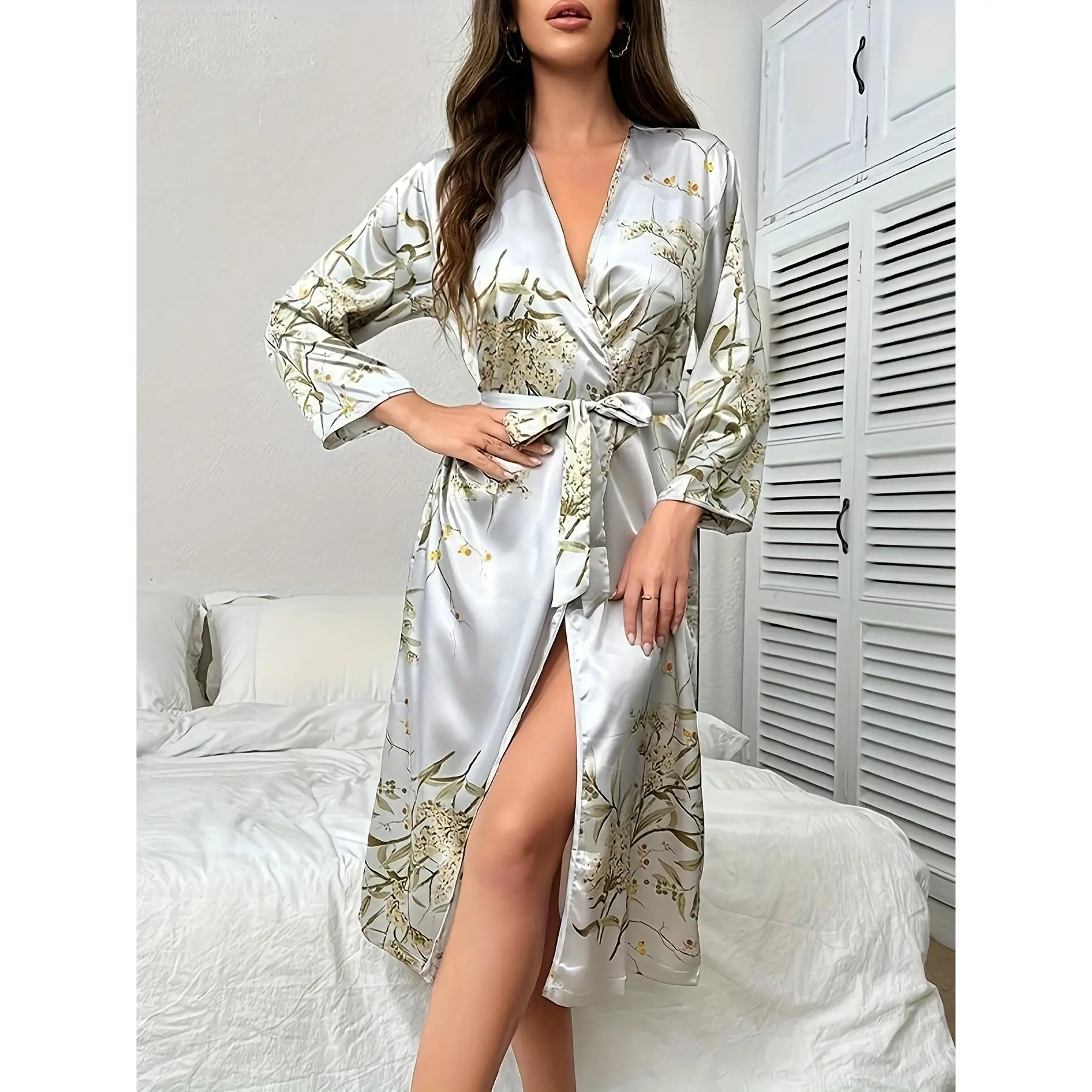 Slim-Fit Mid-Length Night Dress