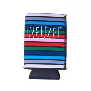 Reuzel Striped Tall Can Cooler - Colorful Drinkware for Your Beverages