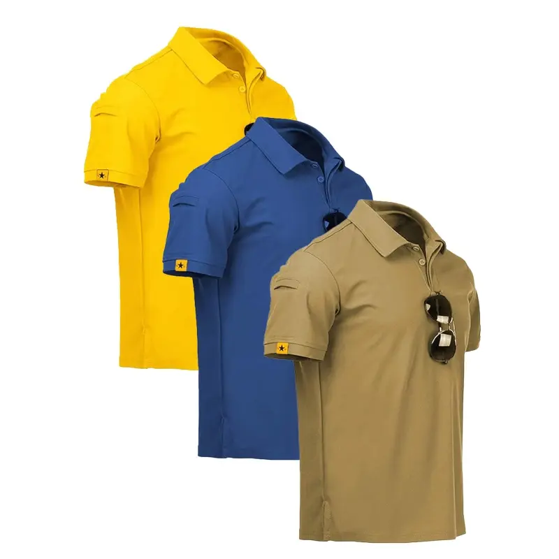 Khaki Blue Yellow