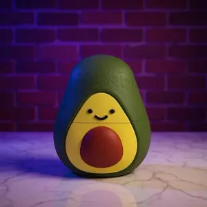 Cute Avocado shape coffee bean grinder, 4 layer coffee bean grinder.