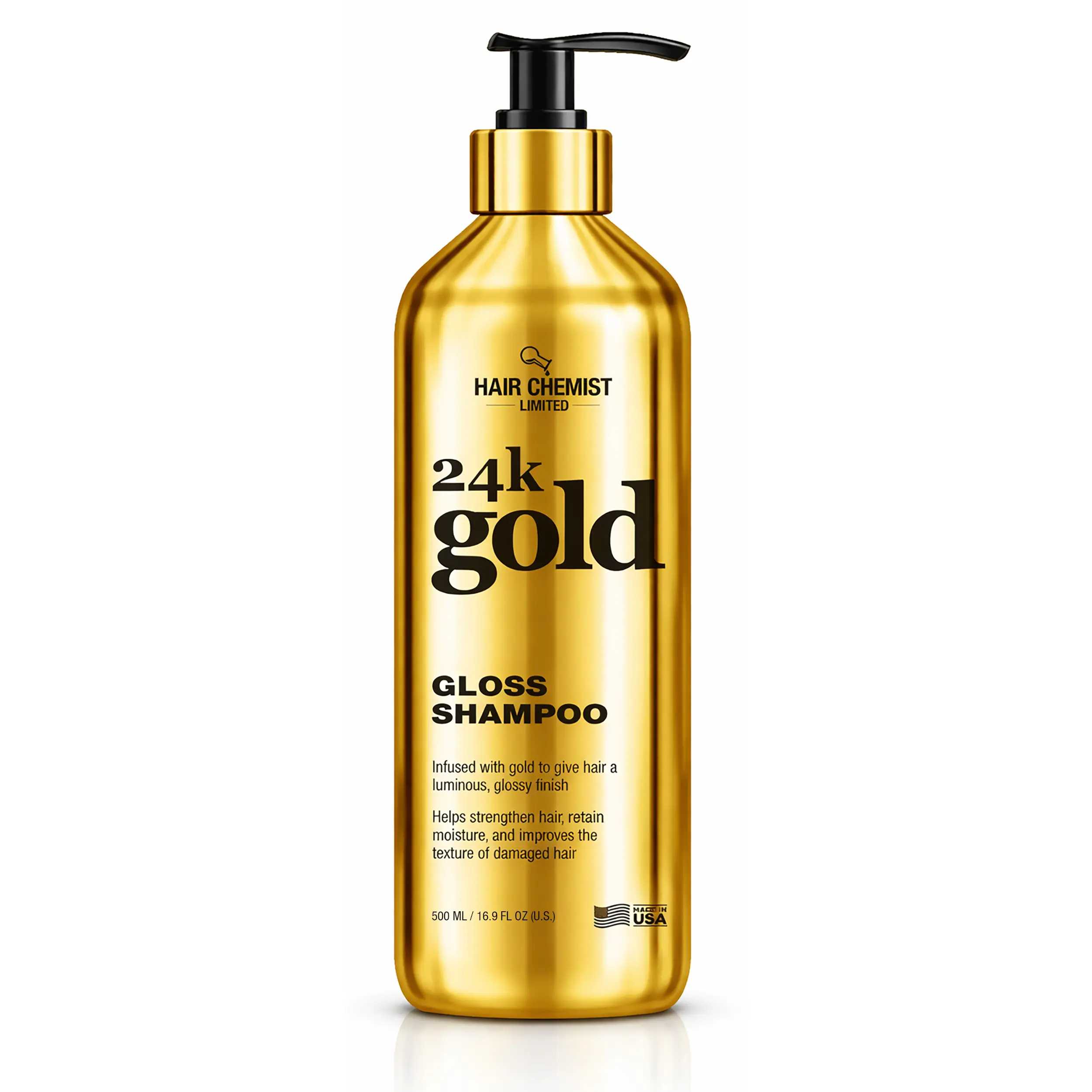 Hair Chemist 24k Gold Gloss Shampoo 16.9 Ounces Hair Chemist 24k Gold Gloss Shampoo 16.9 Ounces
