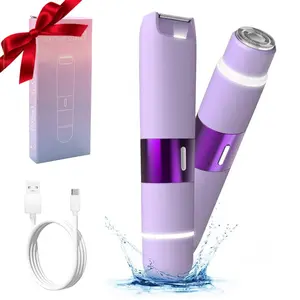 USB Rechargeable 2 in 1 Electric Hair Removal Instrument, Portable Waterproof Hair Removal Machine, Personal Care Appliances for Women, Epilator Hair Remover