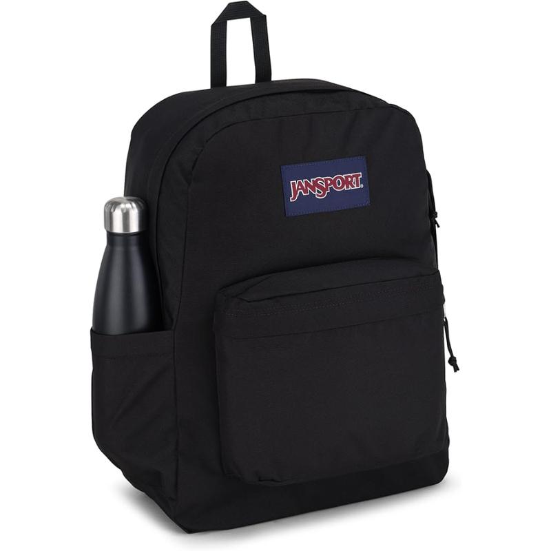 JanSport SuperBreak One Backpacks - Durable, Lightweight Bookbag Front Utility Pocket with Built-in Organizer - Premium Outdoor Backpack Travel Black