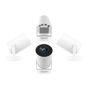 Portable projector with 24/5G WiFi, 360-degree high-definition LED, multi-functional, equipped with built-in speakers, suitable for home theater, outdoor use and 4K decoding. It is an ideal gift for festivals.