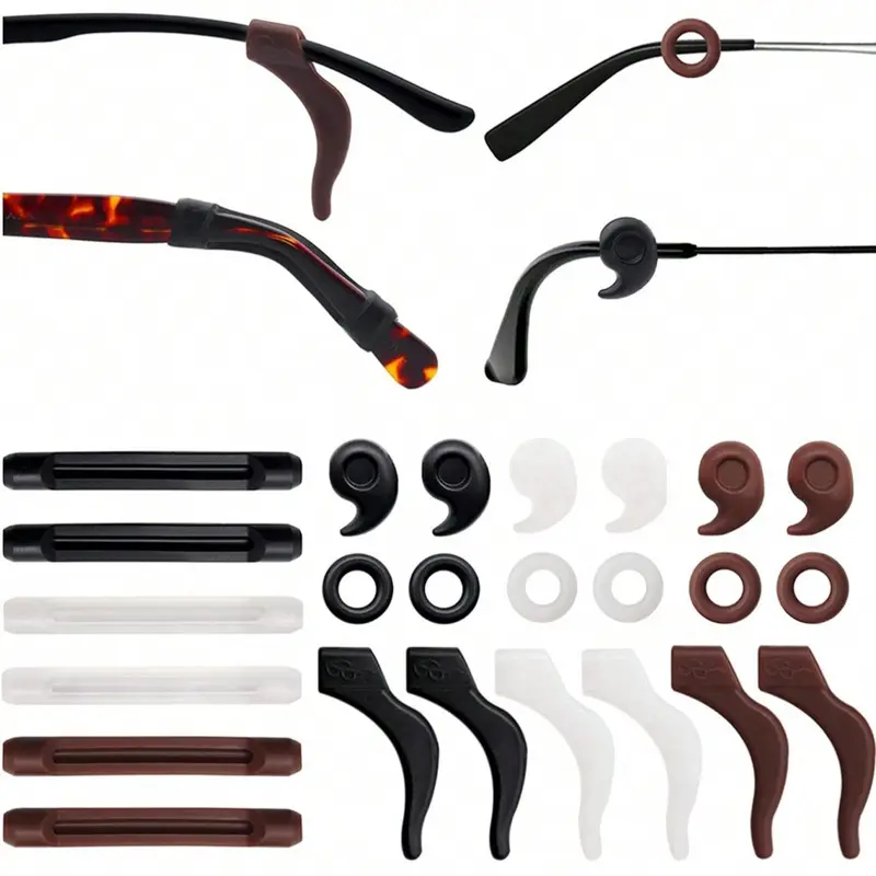 Anti-slip Glasses Ear Hook, Glasses Leg Fixing Ear Hook, Glasses Accessories for Sports, Learning and Daily Wear, Glasses Grips, Glasses Holder