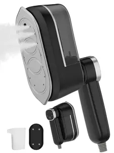 Portable Handheld Steamer for Clothes,10s Heat Up,1200W Steamer ＆ Iron 2 In 1,160ml Capacity Travel Size Garment Steamer,Large Ceramic Heat Panel for 110V~120V Only