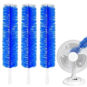 3-Pack Cleaning Brush Set, Bendable Microfiber Dusting Head, Reusable Spider Web Cleaner, Washable Fan Cleaning Brush, Duster Brush, Household Cleaning Tool, Home Cleaning Tool