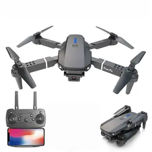 E88 Pro Foldable FPV Drone with Screen Controller, Portable RC Quadcopter for Beginners, Easy Outdoor Flying for Kids & Adults mini