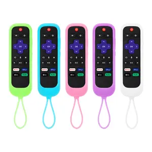 Luminous Remote Control Cover with Lanyard, Universal Shockproof Silicone Remote Protector Case, Anti-Slip Remote Storage Holder for Home TV & Travel Use-MM3