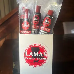 LaMay Family Farms Premium Snack Stick - Box of 25-On the Go Snack, Fully Cooked, 1oz Pack Dry Dried