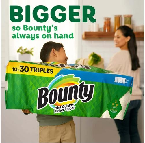 Bounty Paper Towels Select-a-Size, 10 Triple Rolls