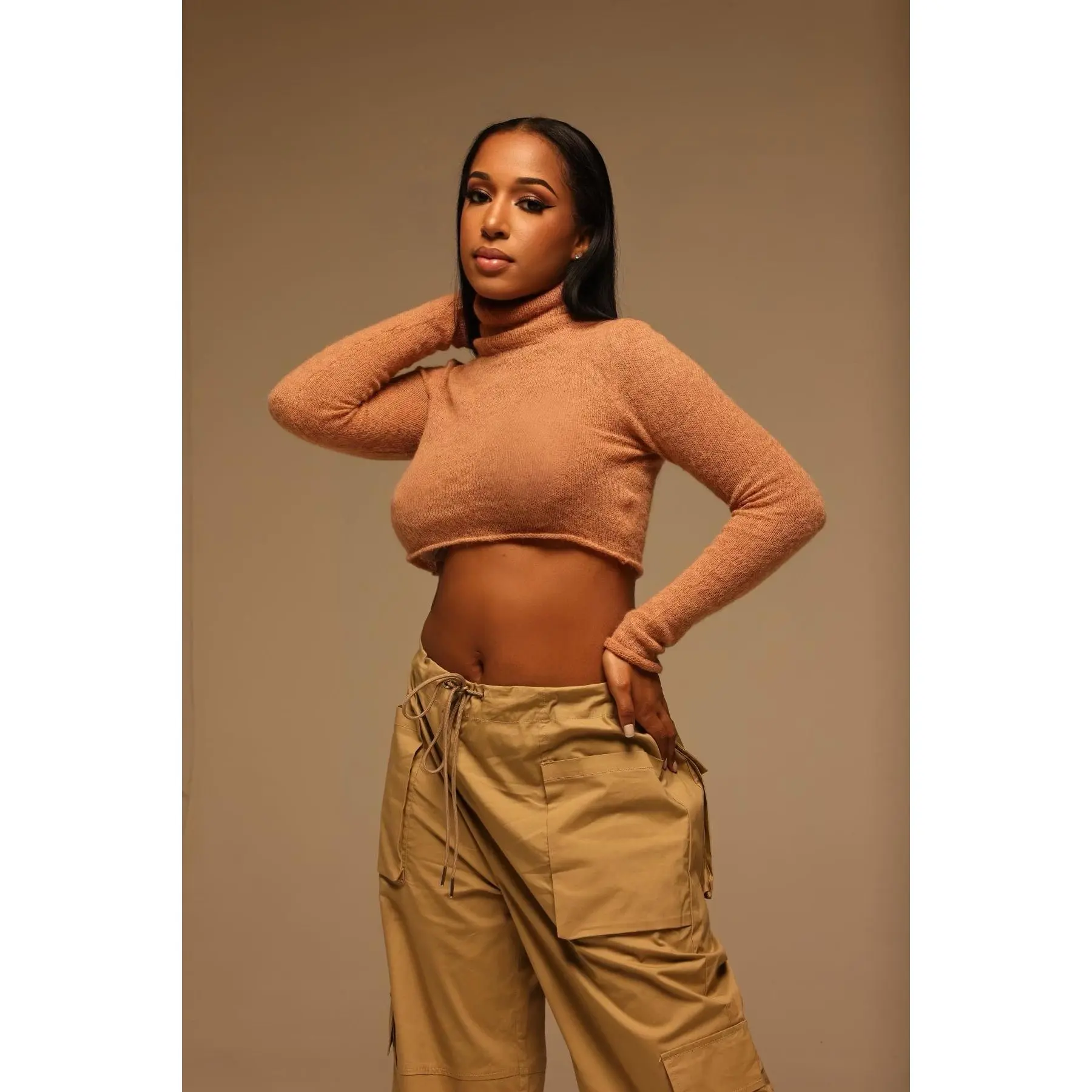 Love on Top Crop Turtleneck