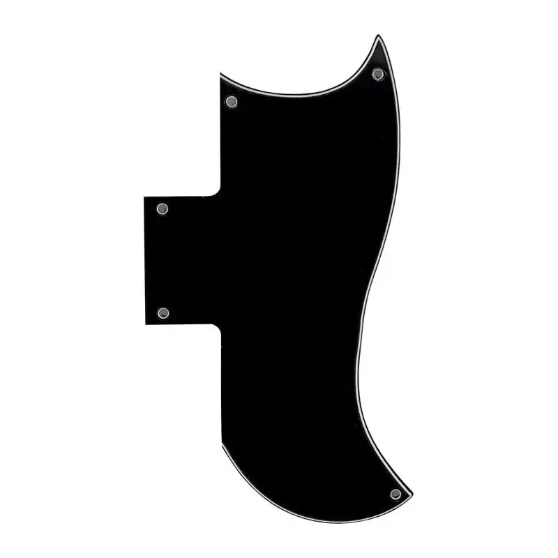 Gibson SG 61' Reissue Half Face Pickguard - 3-Ply Black