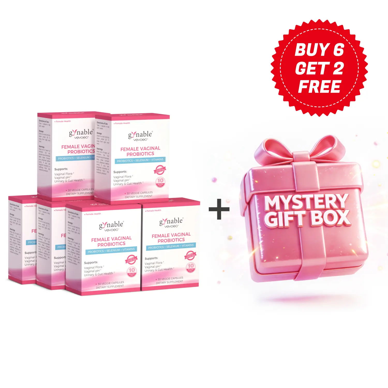 6 Probiotics get 2 Intimate Gel Gel