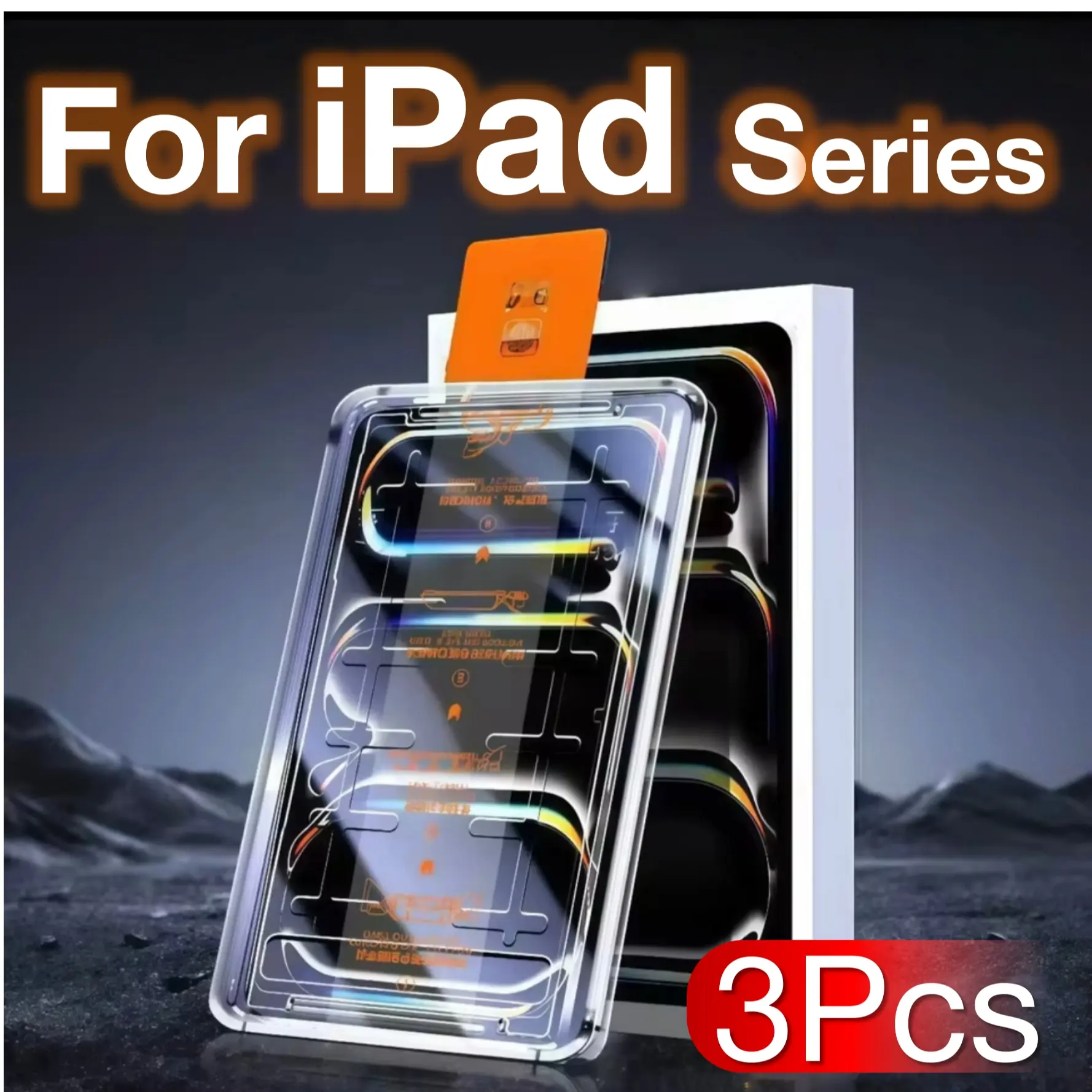 3Pcs iPad Protective Screen Protector Film Set, Durable Glass Protection for Apple iPad Accessories & Tablet Computers, Enhance Viewing Experience, Tempered Screen Film, Tablet Screen Protectors