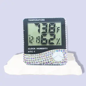 Large Hygrometer Accurate Temp and Humidity Monitor for Lash Studios