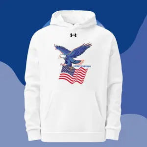Under Armour® hoodie American Flag and Eagle Design