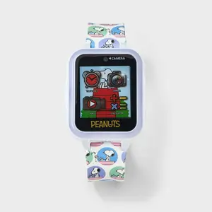Girls' Peanuts Light Up Interactive Smartwatch -White