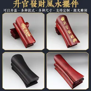 Chinese Wooden Craft Red Sandalwood Mini Casket Office Desk Decor Wealth Attracting Feng Shui Ornament Solid Wood Seal Box Handheld Mini Pet Urn Small Animal Coffin Funeral Box Pet Casket Pet Coffin Pet Burial Box