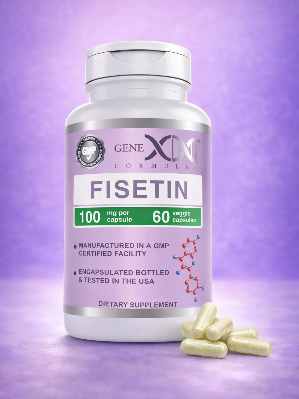 Genex Fisetin 100mg (60 capsules)
