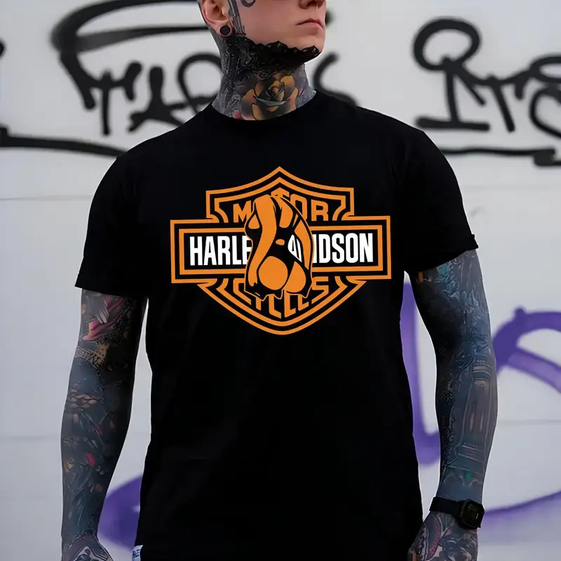 Vintage Biker T-shirt, Retro Rider Streetwear Unisex, Funny Motorcycle Rider Tee, Barley Style Riding Apparel, Menswear