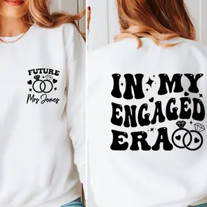 PERSONALISED My BRIDE Era Sweatshirt, Future MRS, Fiancé Sweatshirt, Engagement Gift  Wedding gift sweatshirt Hen do Gift -Bride Top t-shirt