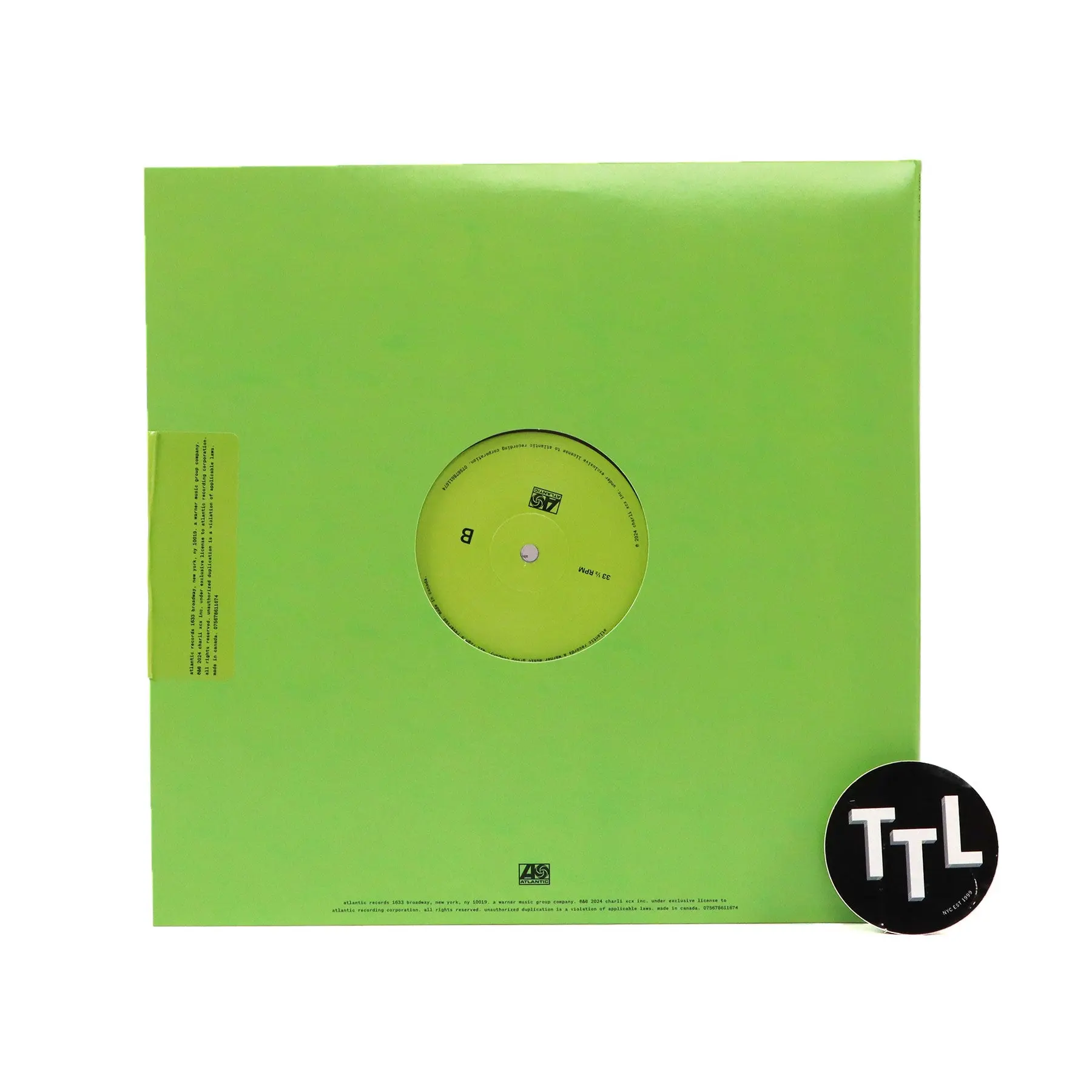 Charli XCX: Brat (Black Ice Colored Vinyl) Vinyl LP - TikTok Shop