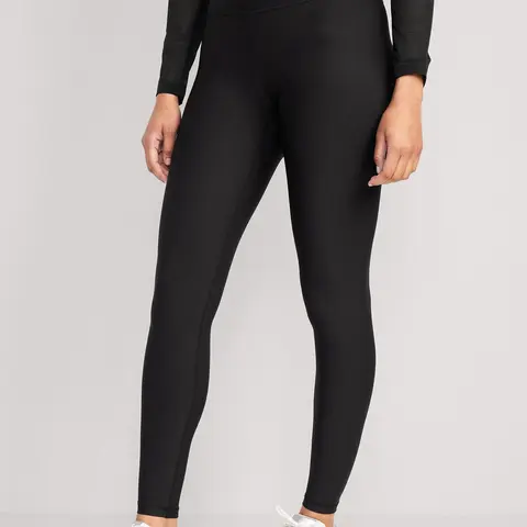Old Navy Women's High-Waisted PowerSoft Full-Length Leggings