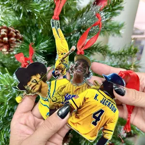 Kyle Your Fav Baseball Player Ornament, Baseball KH Fan Christmas Hanging Ornament