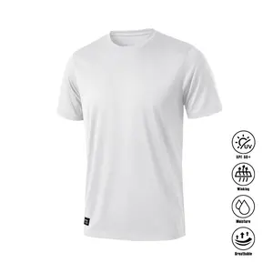 UPF 50+ Short Sleeve Rash Guard Shirt,Sportswear T-Shirt for Gym Workout Running Women and Mens Activewear Top, Breathable Quick-Dry Short Sleeve Crew Neck Dry Fit Gym Tee, Lightweight Men's Athletic Tee, Ideal for Outdoor Activities 2026 #Summervibes