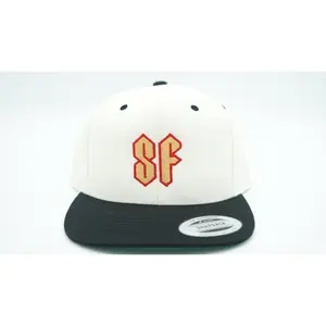 San Francisco California SF City Old School Flat 6 Panel Bill Snapback