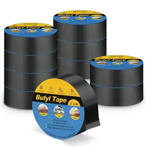Butyl Sealant Tape 2" x 50', Deck Joist Tape for Decking,  and Anti- for Extend Deck Life, 10 Rolls