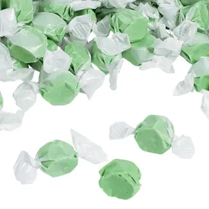 3 lbs. Bulk 193 Pc. Pastel Light Green Salt Water Taffy Candy