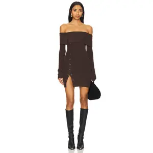 Lovers and Friends Lexi Mini Dress in Brown