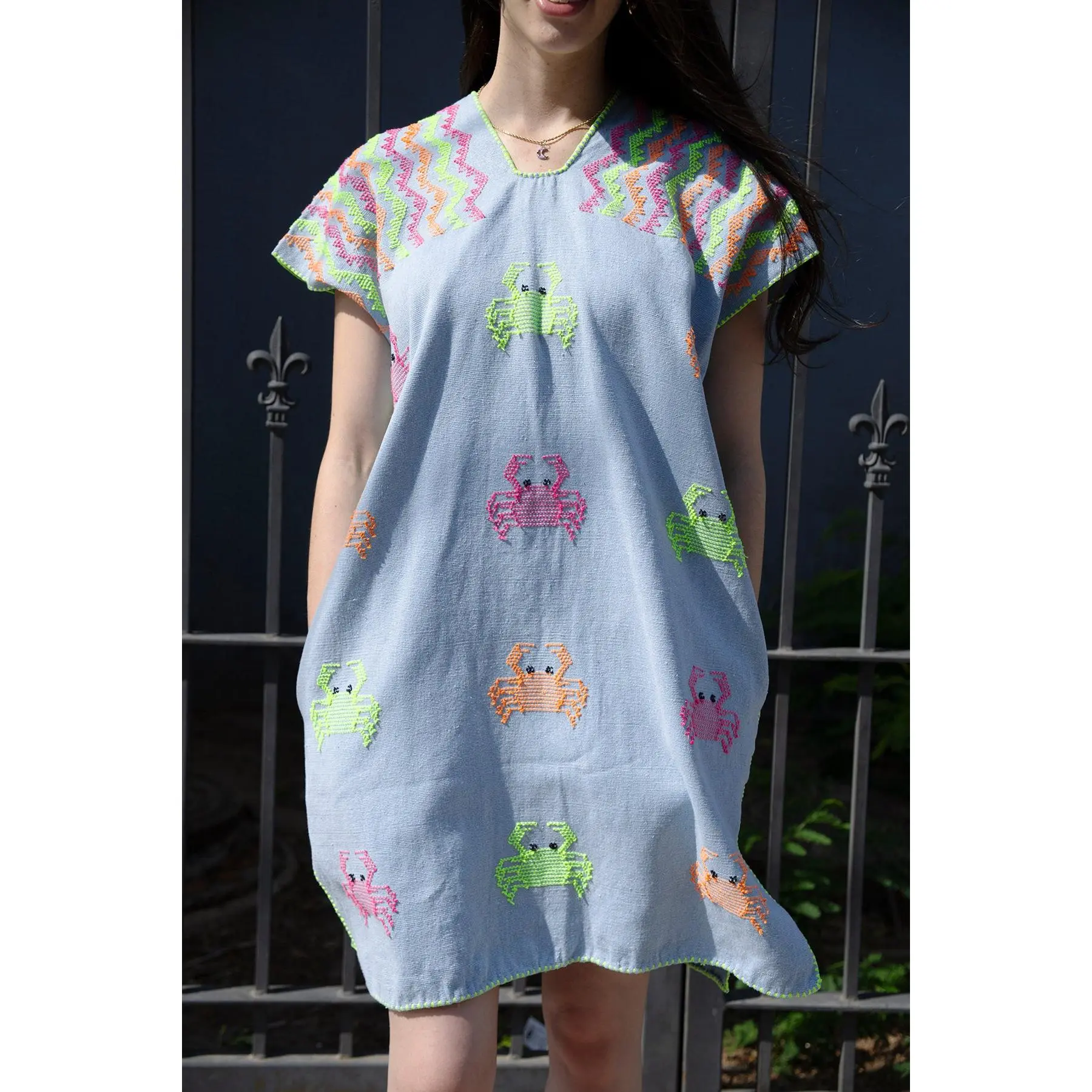 Colorado Amuzgo Huipil Short Dress - TikTok Shop Colorado Amuzgo Huipil Short Dress - TikTok Shop