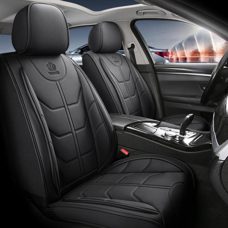 Waterproof Leather Car Seat Covers - Sleek & Stylish Protection for Moisture & Spills - Easy Install & Remove - Perfect for Car Owners