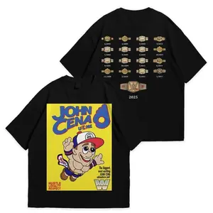 JOHN CENA WWE Wrestling Shirt, U Cant See Me Tee, John Cena WWE Championship Belts Shirt, Gift For John Cena Fans Classic Menswear