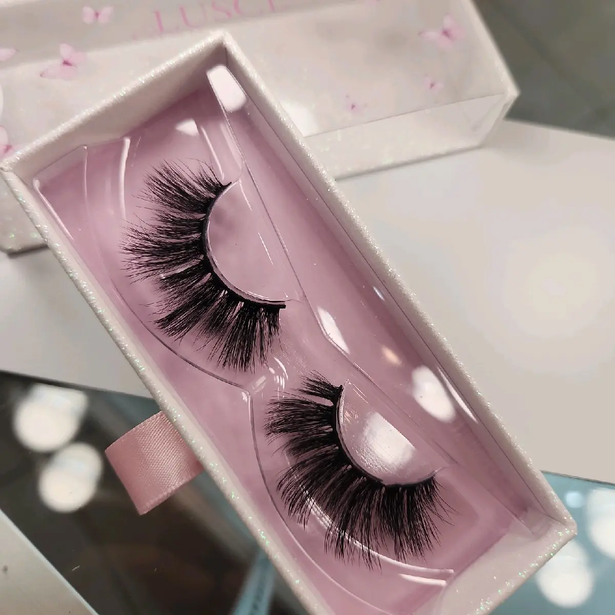 Dazzling faux Mink Lashes wispy, reusable Dazzling faux Mink Lashes wispy, reusable
