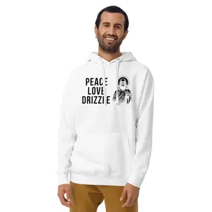 SGE -Hoodie -Peace Love Drizzle -Front -Black