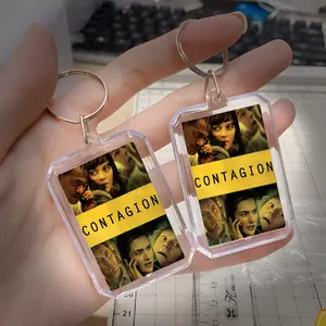 Contagion Movie Keychain – High-Quality Acrylic Keyring for Film Enthusiasts and Collectors, Perfect for Fans of Thrillers and Pandemic-Themed Cinema