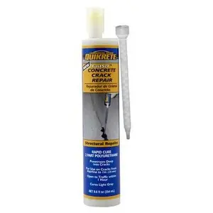 Quikrete 235982 8.6 oz Fast Epox Repair Crack Filler, Grey, Rapid Cure