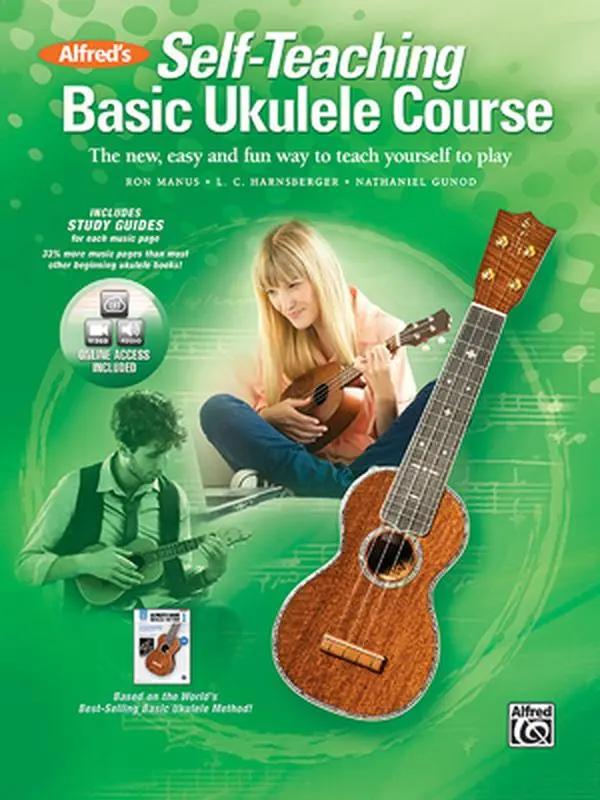 USED-Alfred's Self-Teaching Basic Ukulele Method: The New, Easy, and Fun Way to Teach Yourself to Play, Book & Online Video/Audio by Manus, Ron (Paperback)