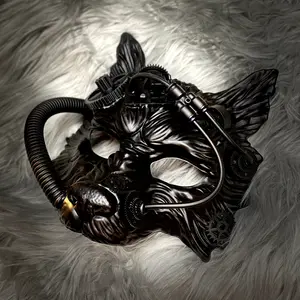 Steampunk Style Scary Devil Wolf Animal Masquerade Masks Halloween Costume Party Mask