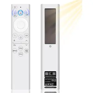 BN59-01391A Solar Voice Remote Replacement for Samsung Frame TV Remote,Bluetooth Remote with Rechargeable Solar,for Samsung 2021-2023 Smart TVs Ultra HD 4K 8K Neo QLED Crystal UHD,White