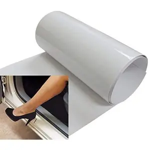 iJDMTOY 6 by 60 Inches Clear Door Sill Paint Protection Scratch Film Vinyl Sheet Universal Car Sticker Car Truck